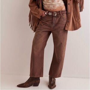 We The Free deep trance coated boyfriend jeans size 28